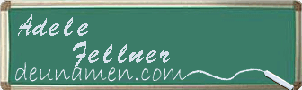 Adele Fellner Visitenkarte